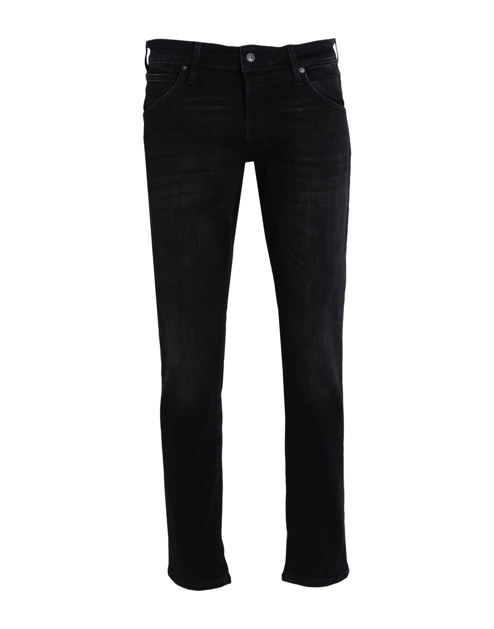 Jack & Jones Man Jeans Black Size 31w-32l Cotton, Polyester, Elastane