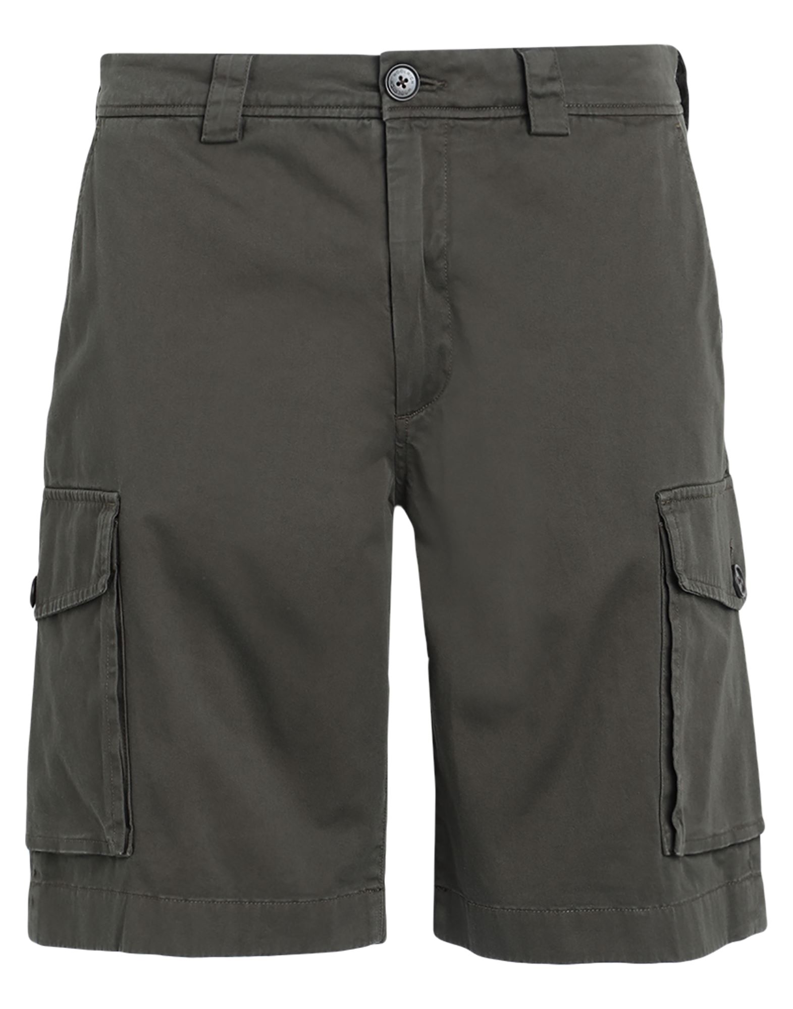 Woolrich Classic Cargo Short Man Shorts & Bermuda Shorts Military Green Size 31 Cotton, Elastane
