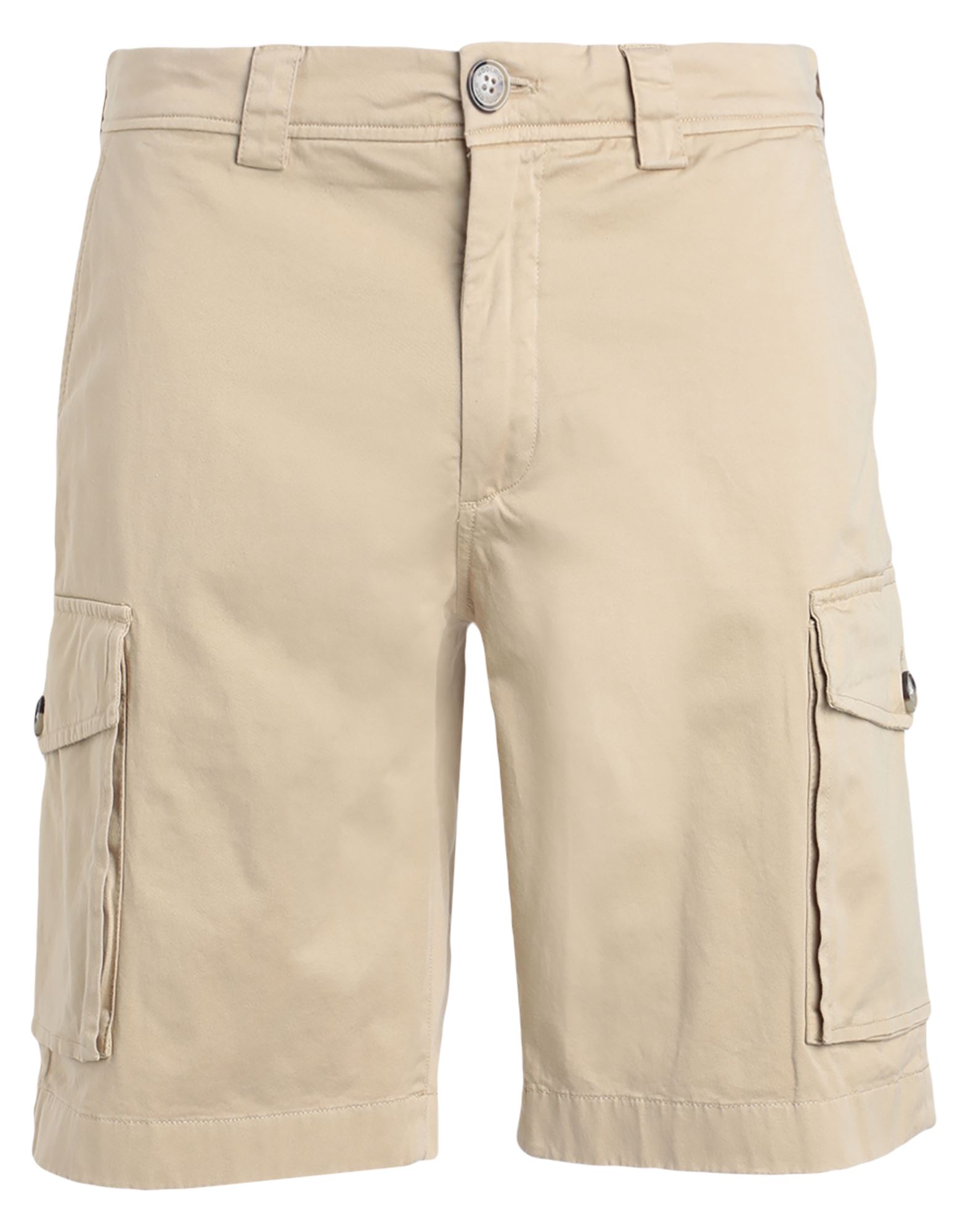Shop Woolrich Classic Cargo Short Man Shorts & Bermuda Shorts Beige Size 35 Cotton, Elastane