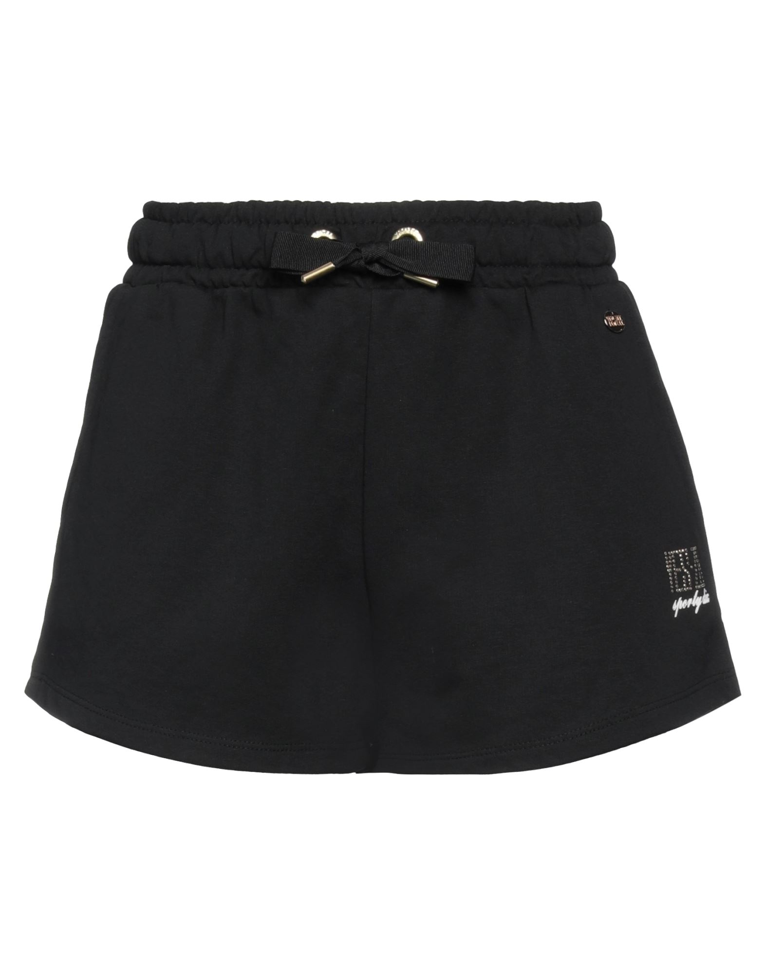Yes Zee By Essenza Woman Shorts & Bermuda Shorts Black Size M Cotton, Polyester