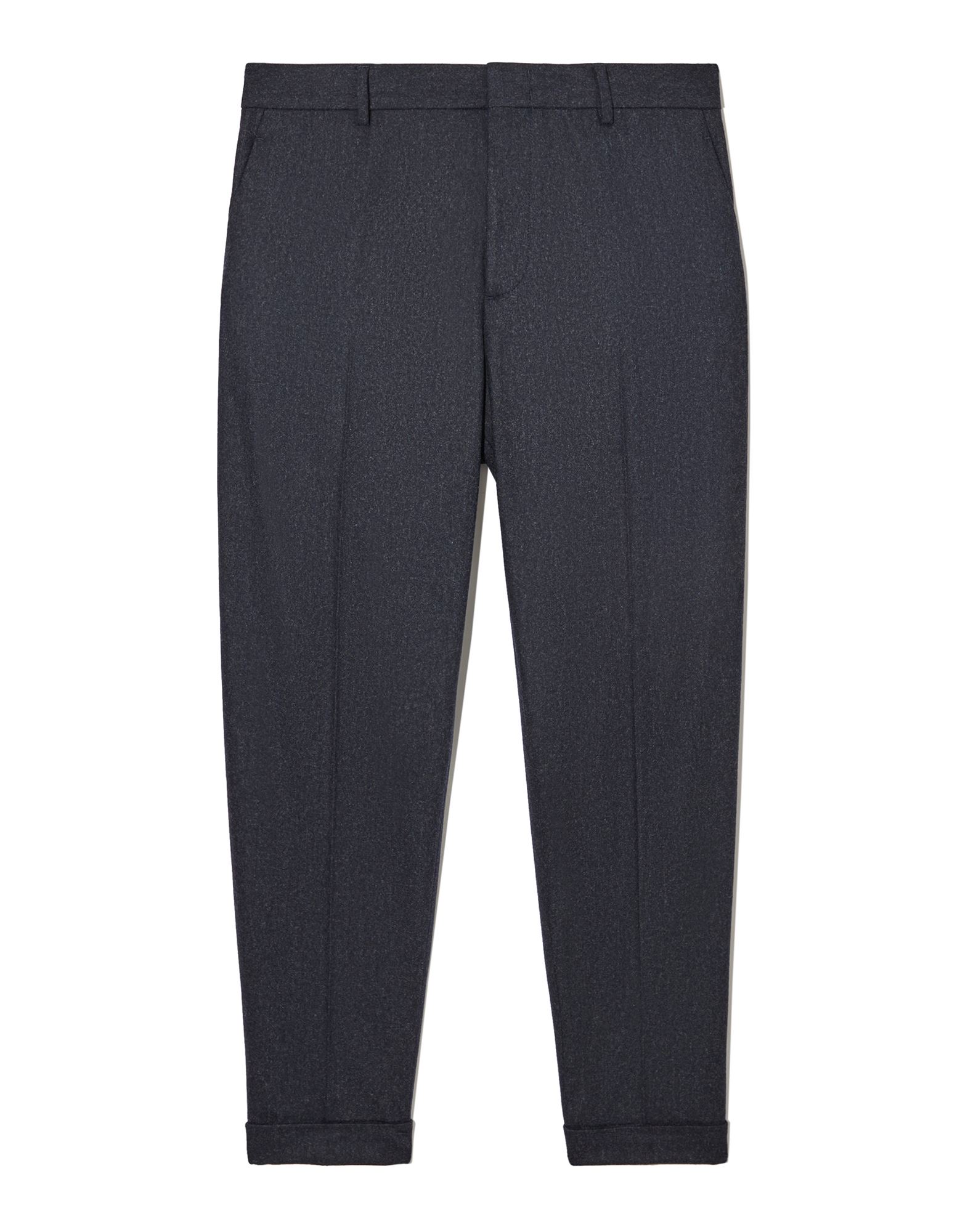 COS COS MAN PANTS NAVY BLUE SIZE 36 WOOL, POLYAMIDE, CASHMERE