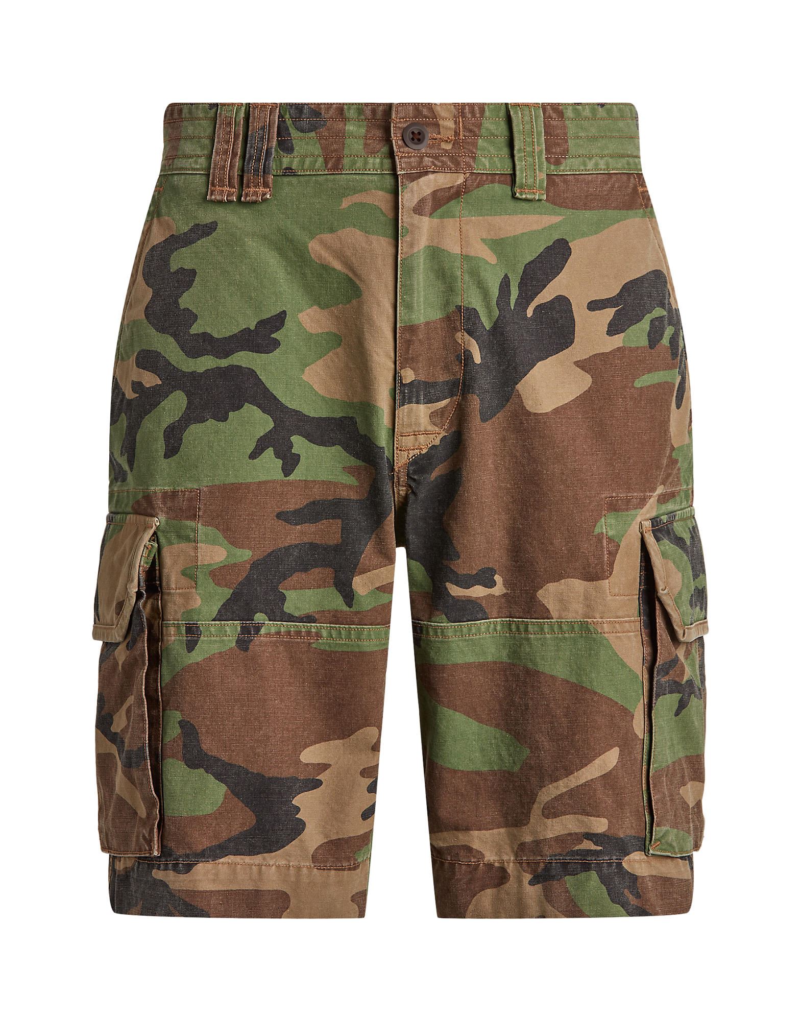 Polo Ralph Lauren 10.5-inch Classic Fit Camo Cargo Short Man Shorts & Bermuda Shorts Military Green