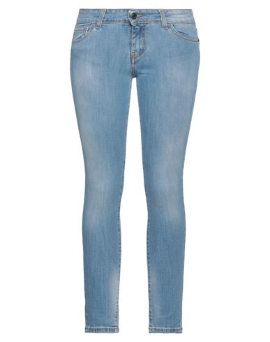 Shop Bellwood Woman Jeans Blue Size 32 Cotton, Elastane