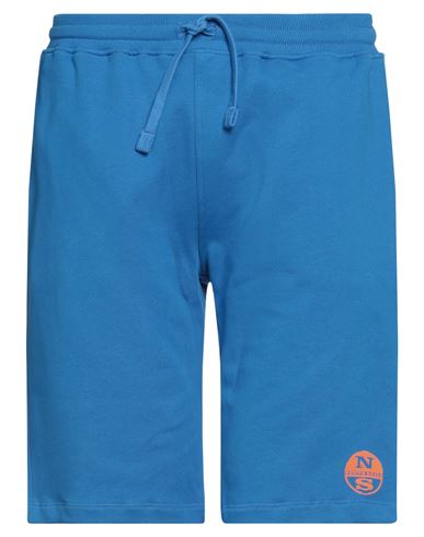 North Sails Man Shorts & Bermuda Shorts Bright Blue Size Xs Cotton