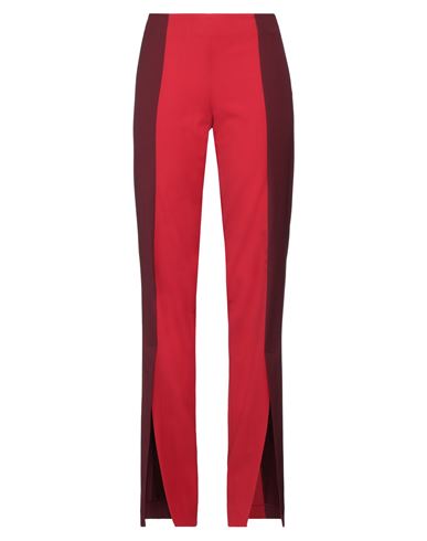 Blumarine Woman Pants Red Size 10 Polyester, Wool, Elastane