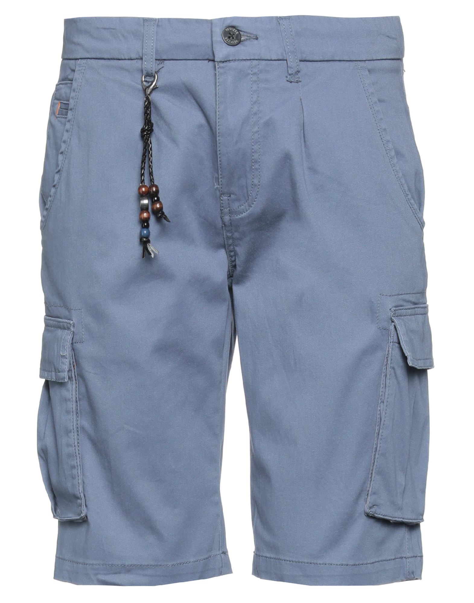 Yes Zee By Essenza Man Shorts & Bermuda Shorts Slate Blue Size 28 Cotton, Elastane