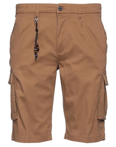 Yes Zee By Essenza Man Shorts & Bermuda Shorts Brown Size 29 Cotton, Elastane