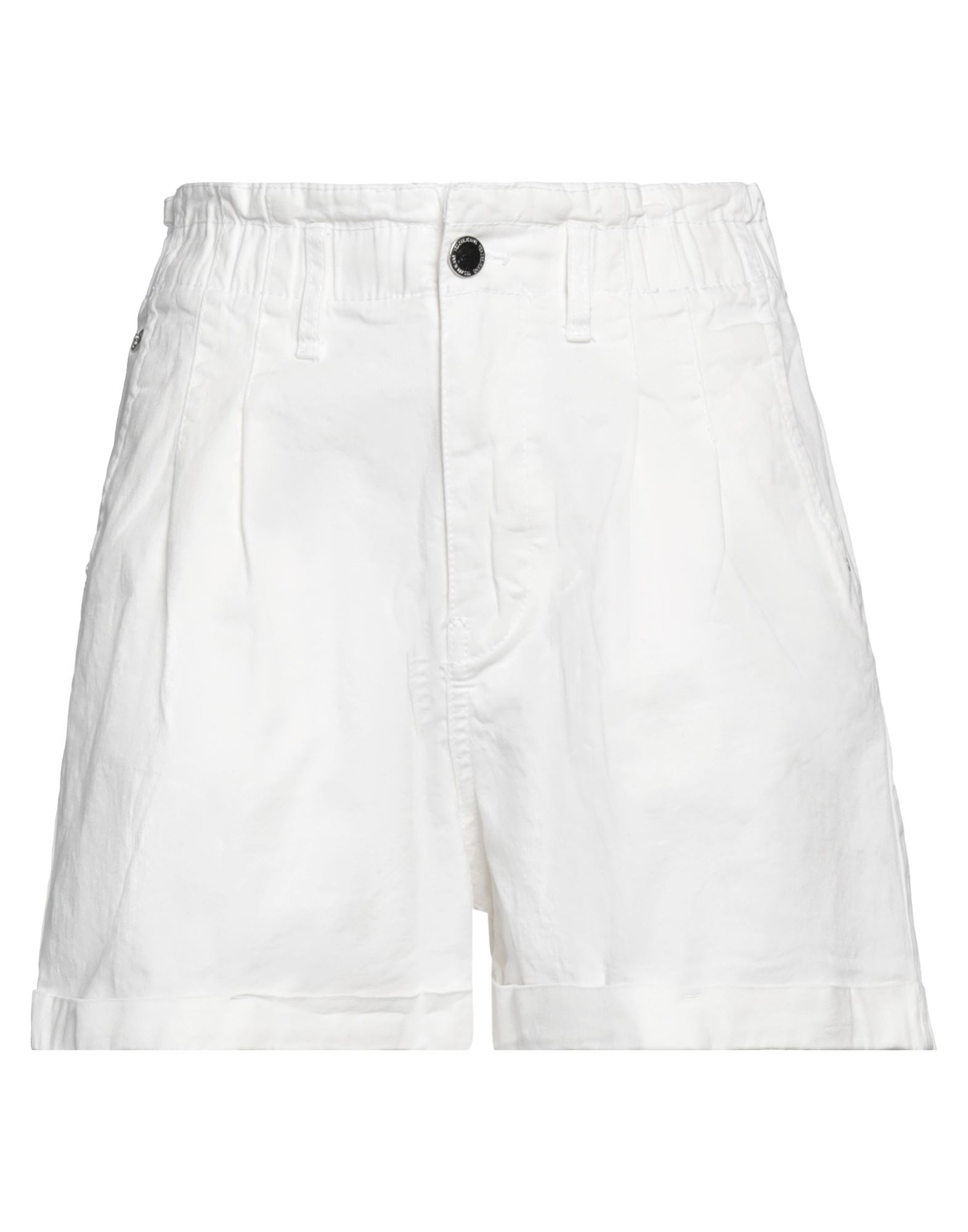 Yes Zee By Essenza Denim Shorts In White