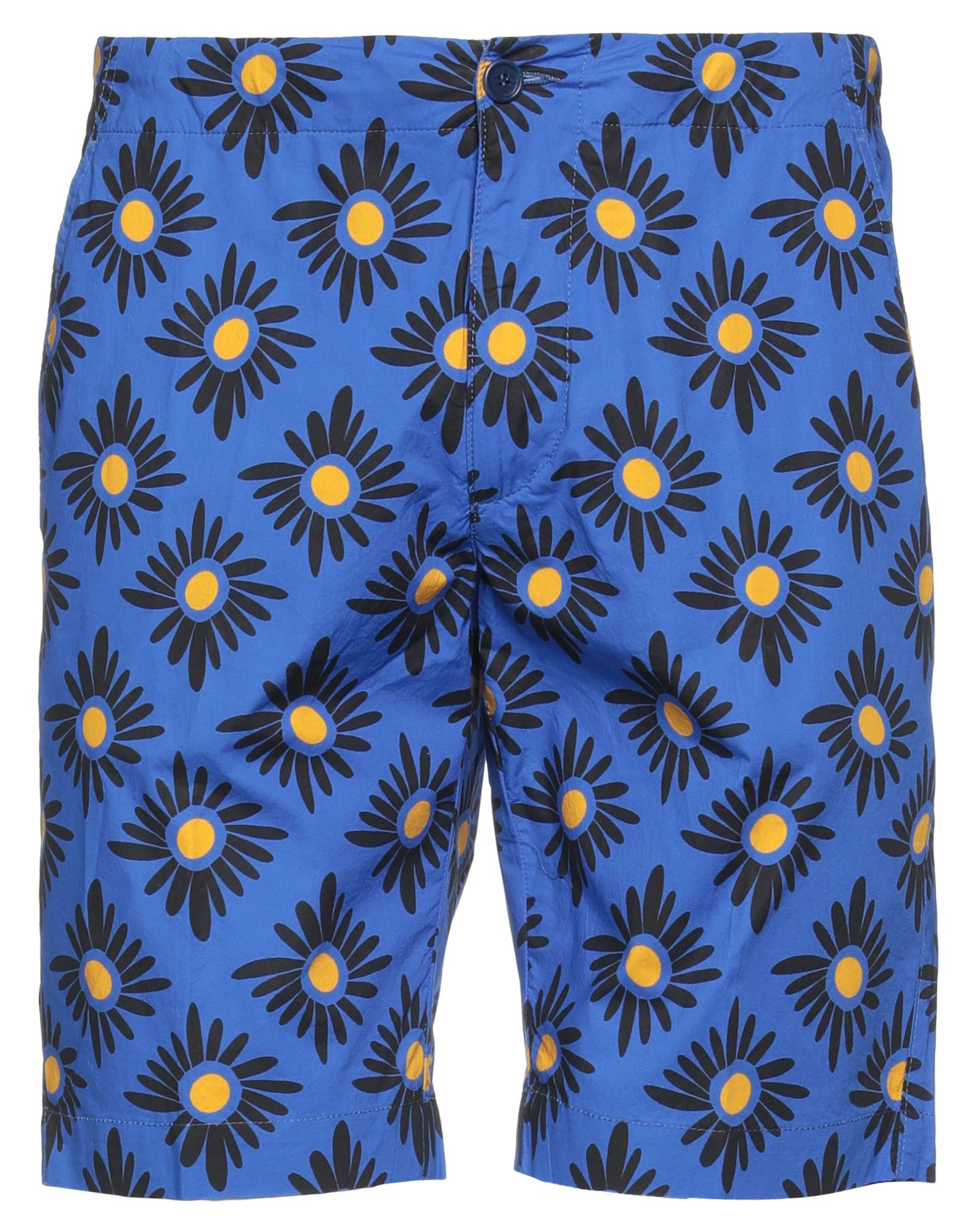 Aspesi Man Shorts & Bermuda Shorts Bright Blue Size 38 Cotton