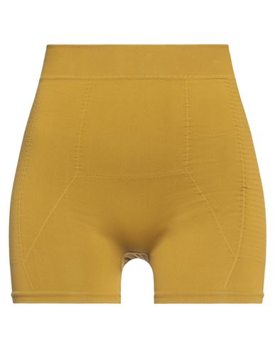 Rick Owens Woman Leggings Mustard Size M Polyester, Elastane In Yellow