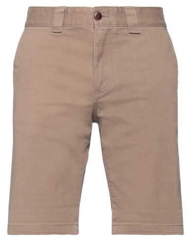 Tommy Jeans Man Shorts & Bermuda Shorts Light Brown Size 27 Cotton, Elastane In Beige
