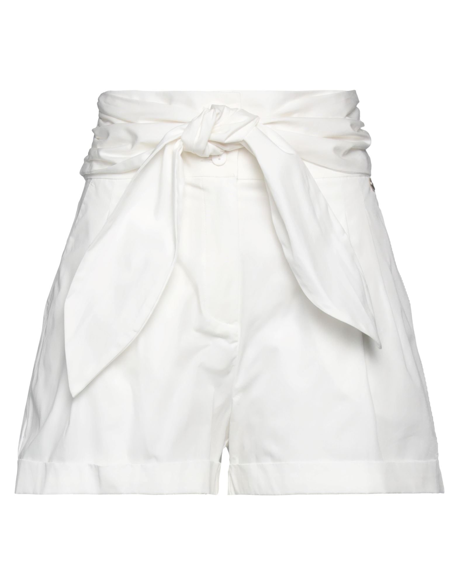 Liu •jo Woman Shorts & Bermuda Shorts White Size 6 Cotton
