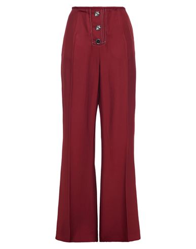Marni Woman Pants Garnet Size 4 Polyester, Cotton In Red