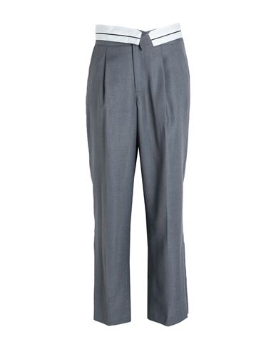 Topshop Woman Pants Grey Size 6 Polyester, Viscose, Elastane