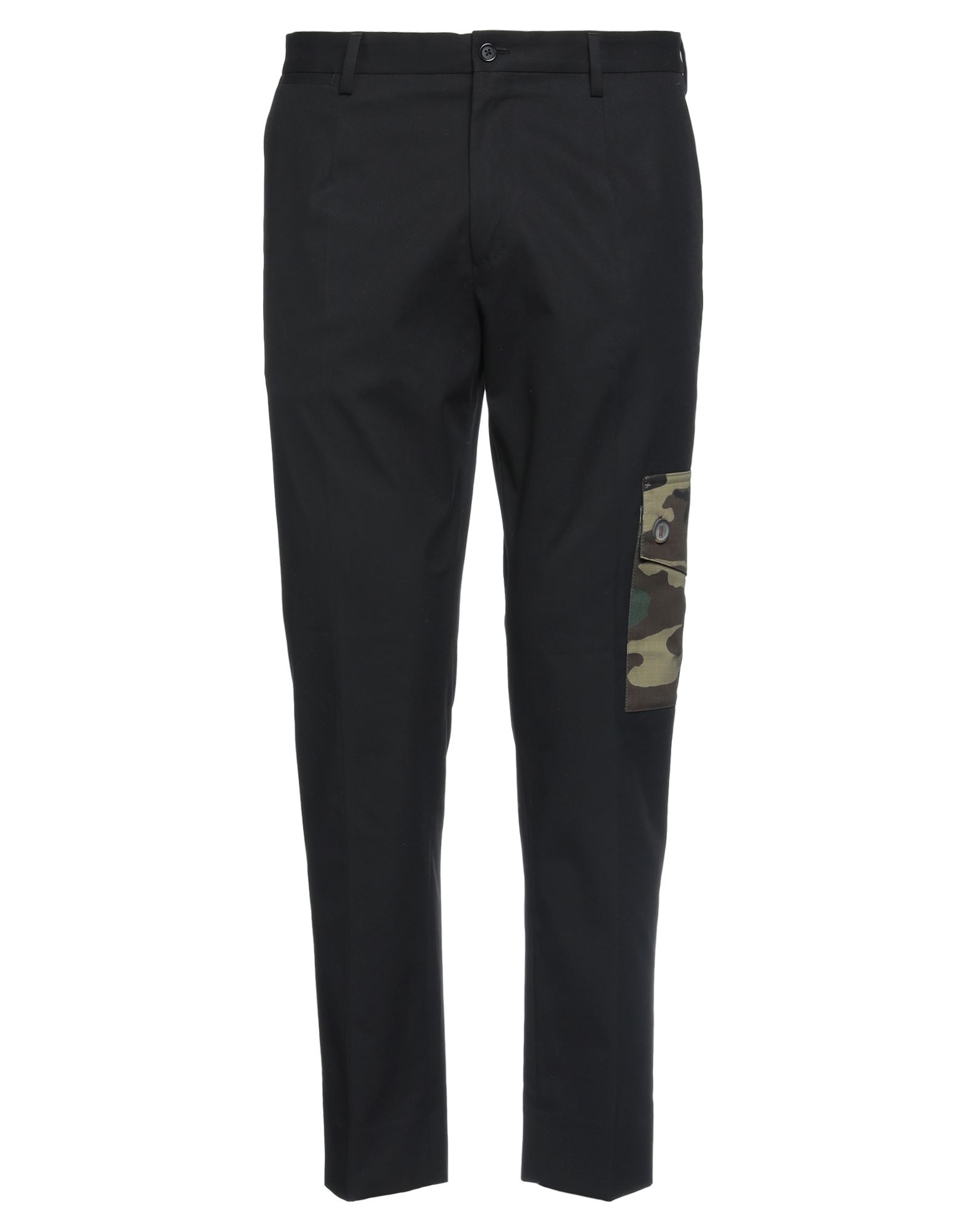 Dolce & Gabbana Man Pants Black Size 40 Cotton, Elastane
