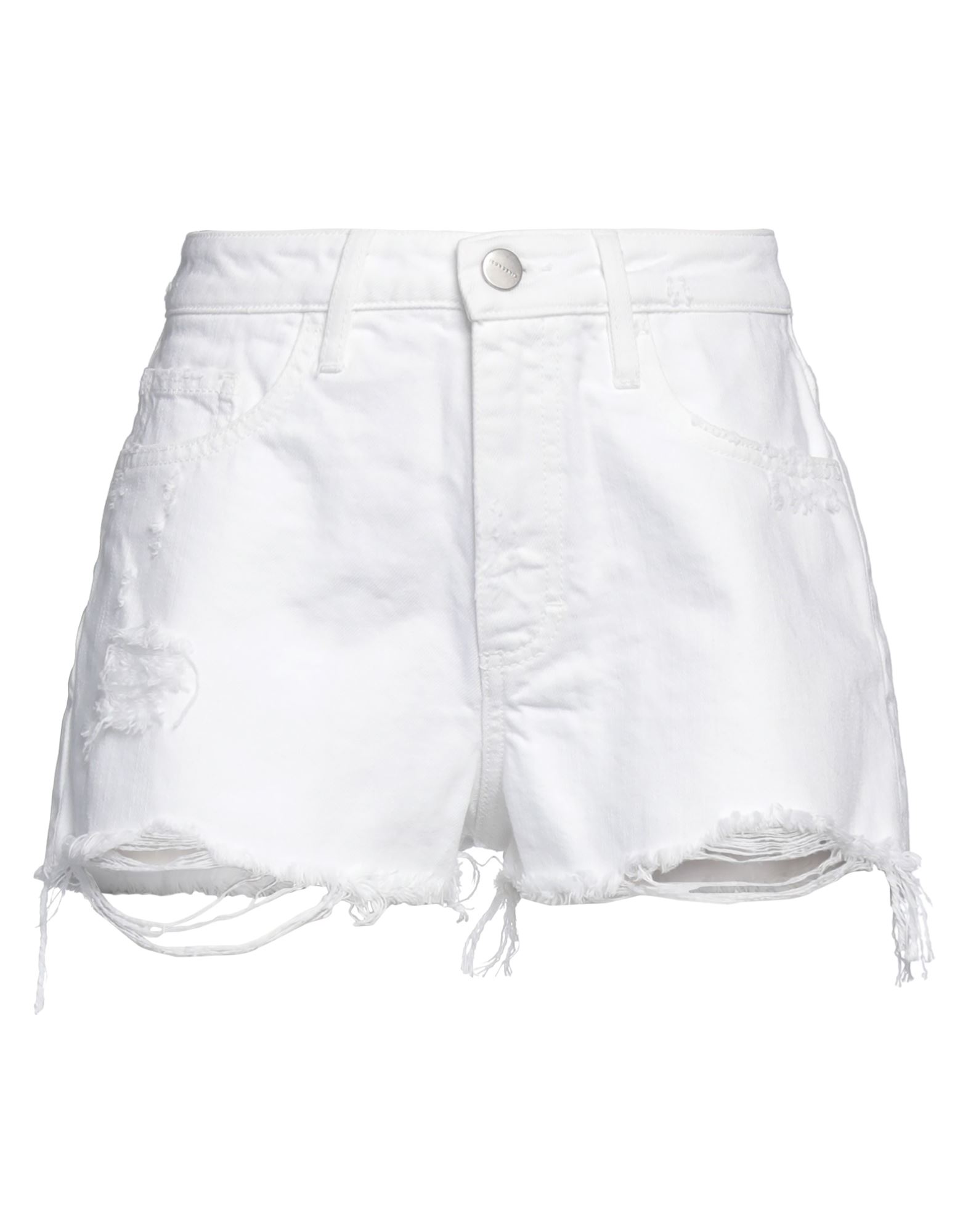 Icon Denim Denim Shorts In White
