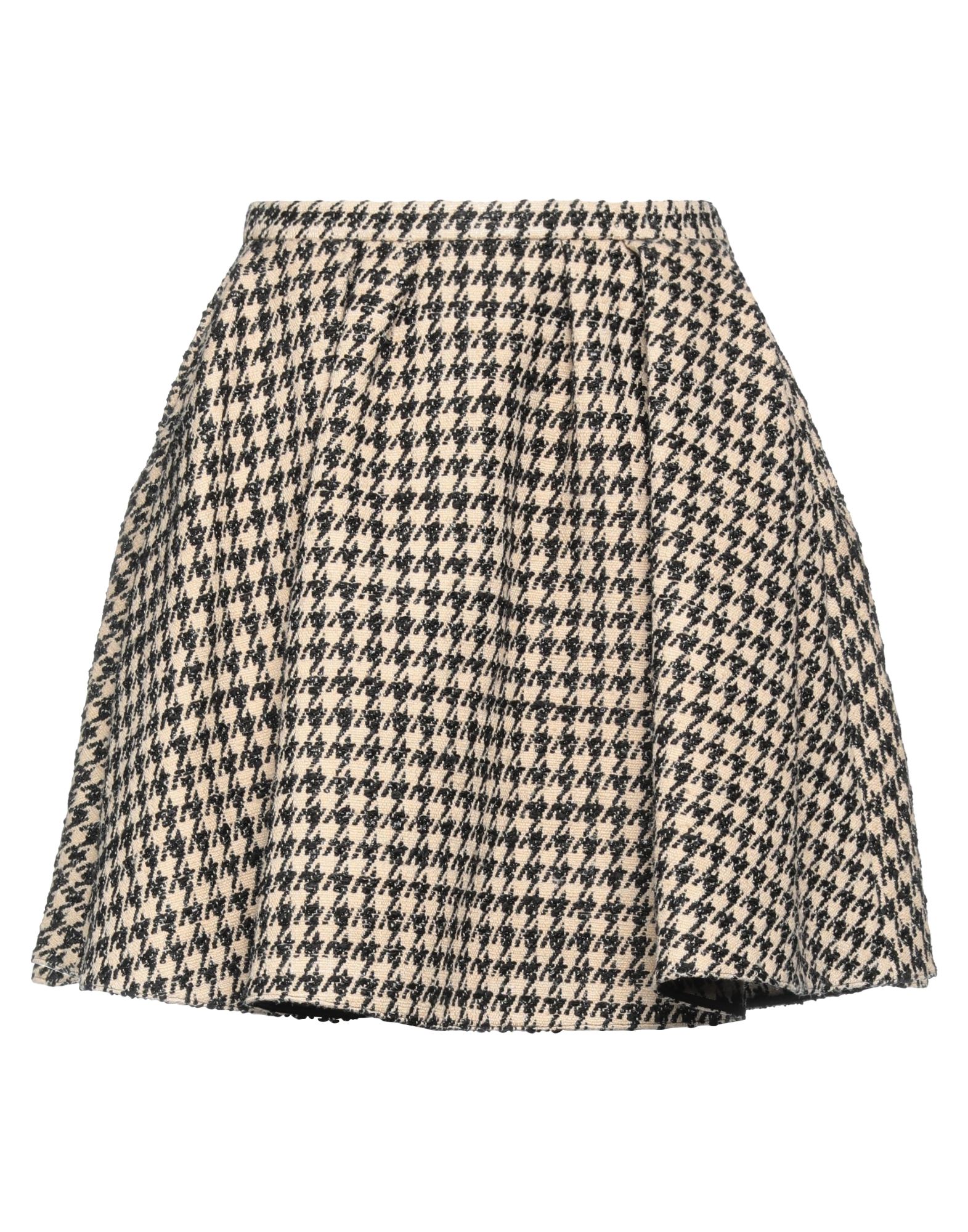 Dior Mini Skirts In Beige