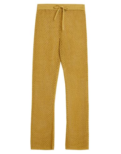 Gentryportofino Woman Pants Mustard Size 6 Cotton, Polyamide In Yellow