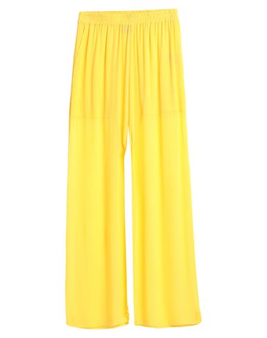 FISICO FISICO WOMAN BEACH SHORTS AND PANTS YELLOW SIZE M VISCOSE 