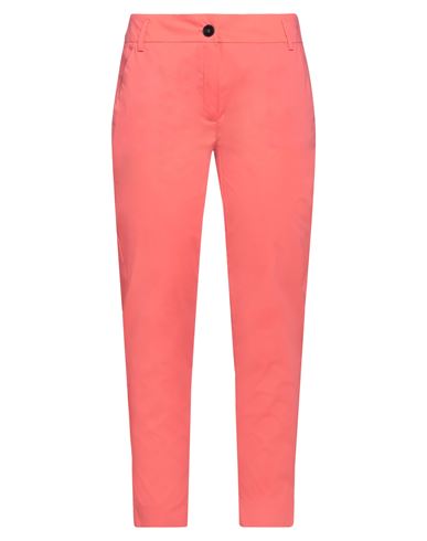 EMME BY MARELLA EMME BY MARELLA WOMAN PANTS CORAL SIZE 14 COTTON, POLYAMIDE, ELASTANE