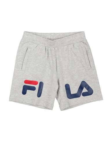 Fila Babies'  Toddler Boy Shorts & Bermuda Shorts Light Grey Size 5 Cotton, Elastane, Viscose