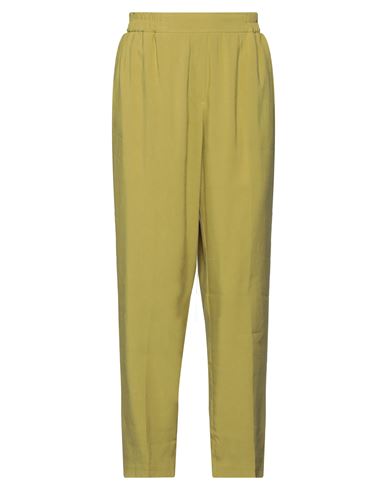 Momoní Woman Pants Sage Green Size 4 Viscose, Linen