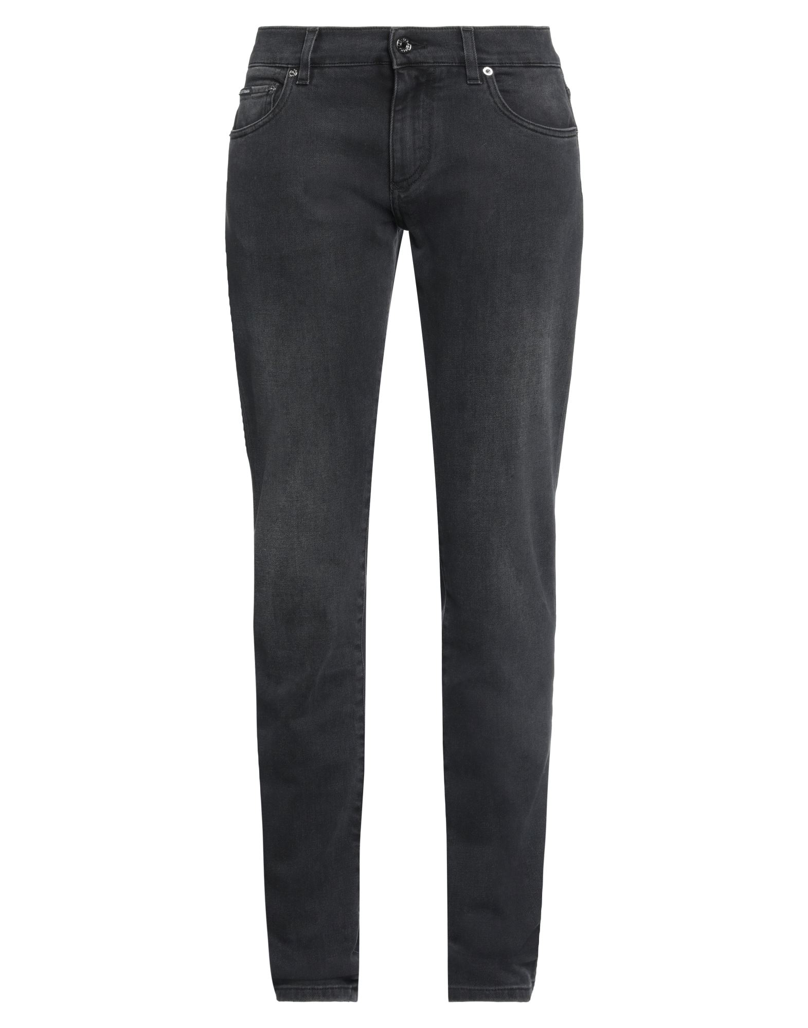 Dolce & Gabbana Woman Jeans Black Size 12 Cotton, Elastane