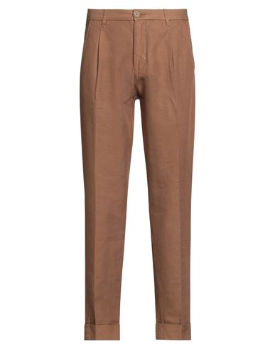Markup Man Pants Camel Size 26 Cotton, Linen In Beige