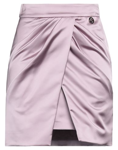 Gaelle Paris Gaëlle Paris Woman Mini Skirt Mauve Size 4 Polyester, Elastane In Purple