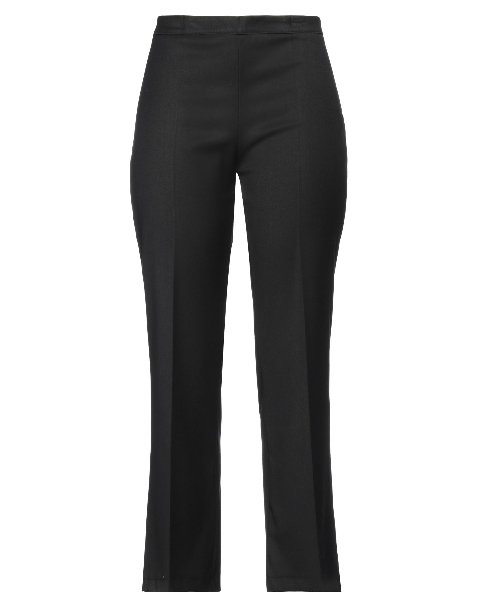 Operà Woman Pants Black Size 8 Polyester, Viscose, Elastane