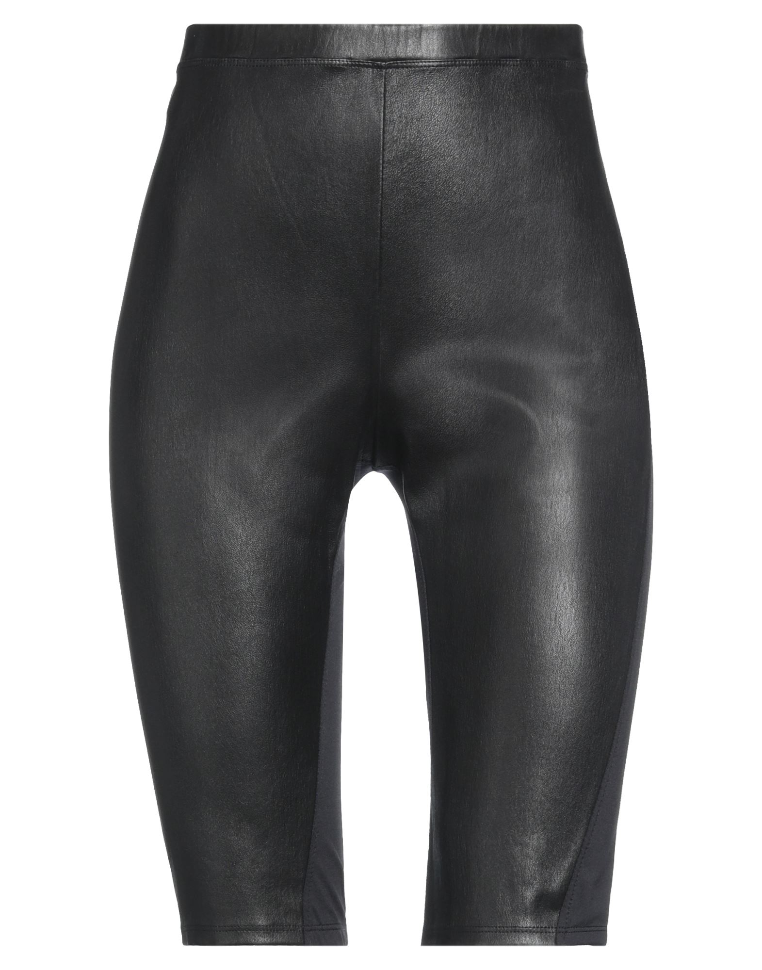 Loewe Leather Shorts In Black