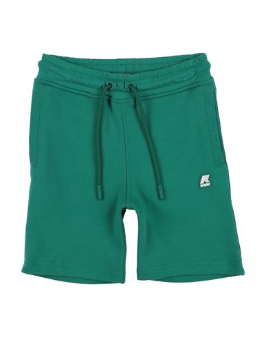 K-way Toddler Boy Shorts & Bermuda Shorts Green Size 3 Cotton In Green