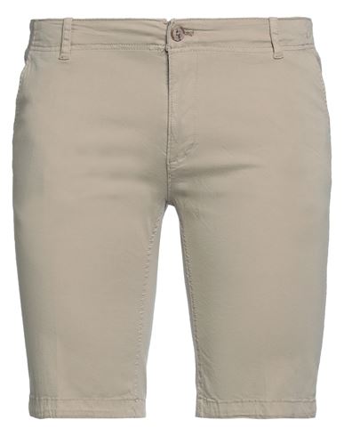 Eric Hatton Man Shorts & Bermuda Shorts Khaki Size 40 Cotton, Elastane In Beige