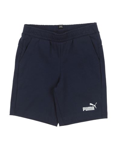 Puma Babies'  Ess Sweat Shorts B Toddler Shorts & Bermuda Shorts Navy Blue Size 6 Cotton, Polyester