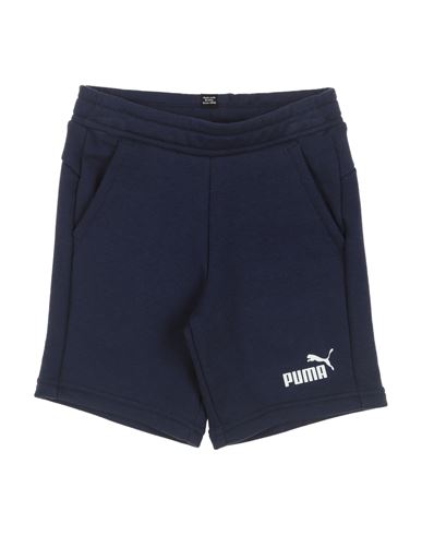 Puma Babies'  Ess Sweat Shorts B Toddler Shorts & Bermuda Shorts Navy Blue Size 6 Cotton, Polyester