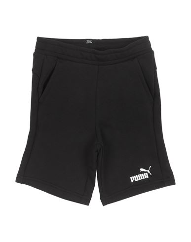 Puma Babies'  Ess Sweat Shorts B Toddler Boy Shorts & Bermuda Shorts Black Size 6 Cotton, Polyester