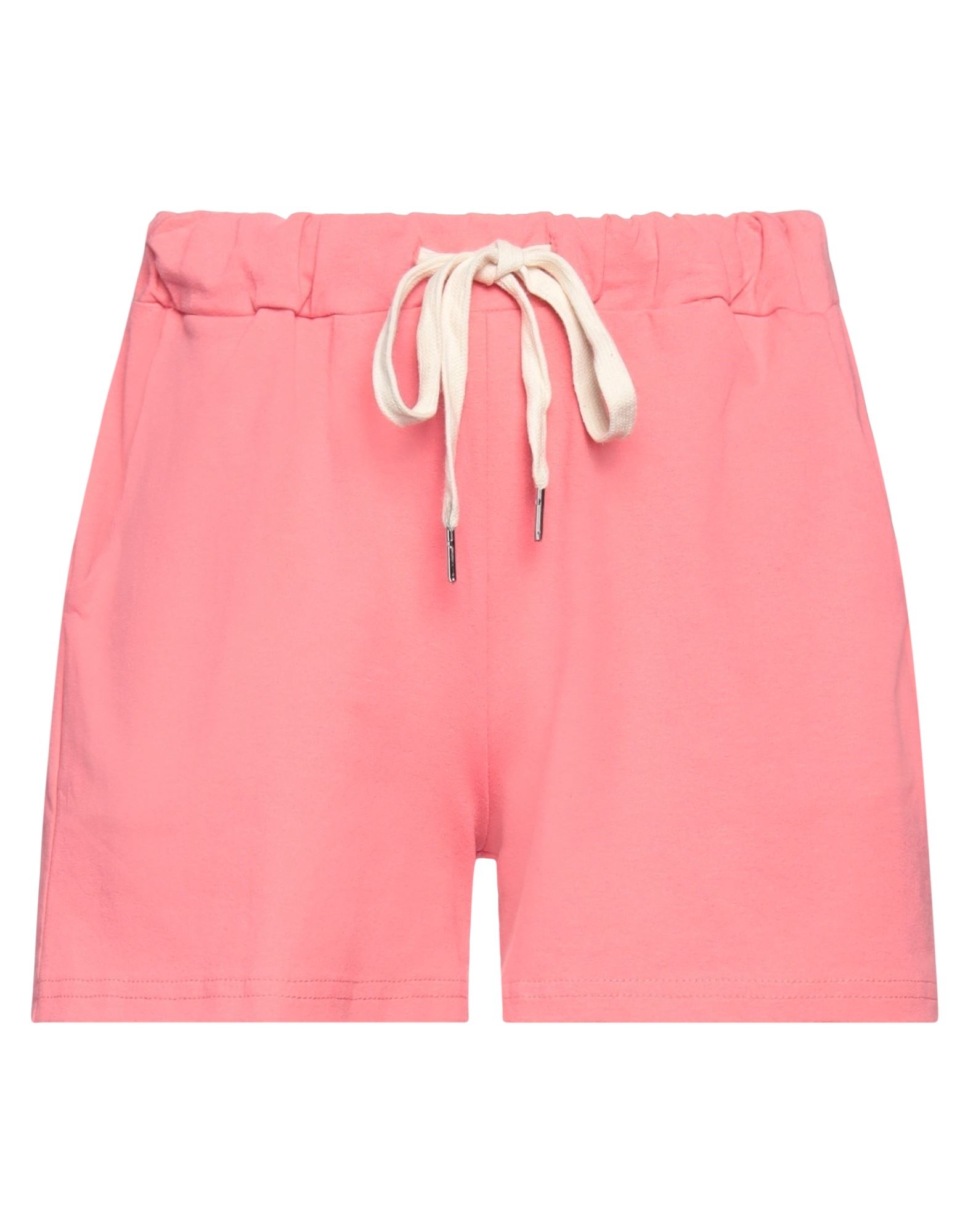 Kontatto Woman Shorts & Bermuda Shorts Salmon Pink Size S Cotton