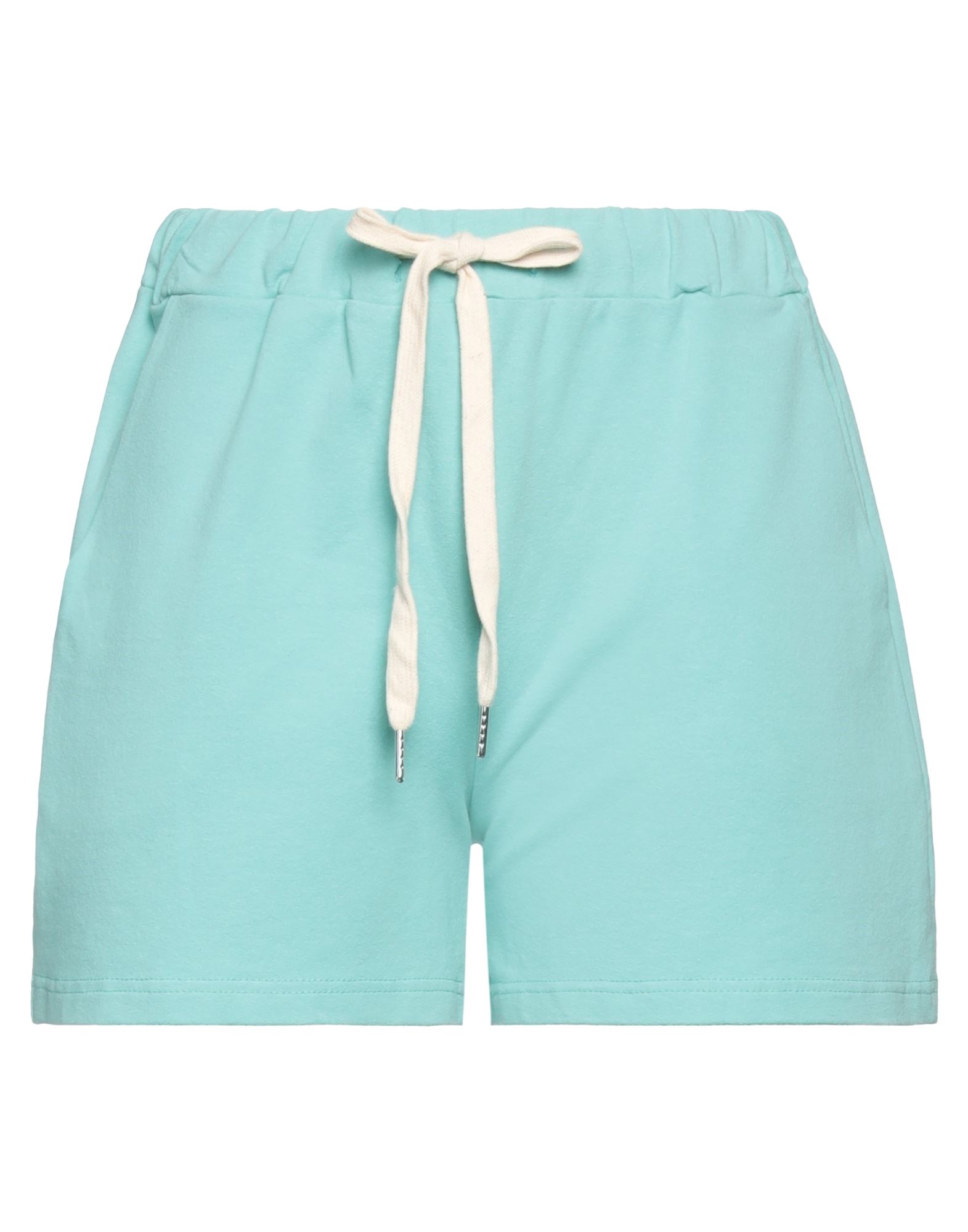 Kontatto Woman Shorts & Bermuda Shorts Light Green Size S Cotton