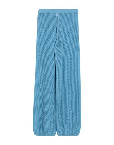 Canessa Woman Pants Azure Size 3 Cotton In Blue