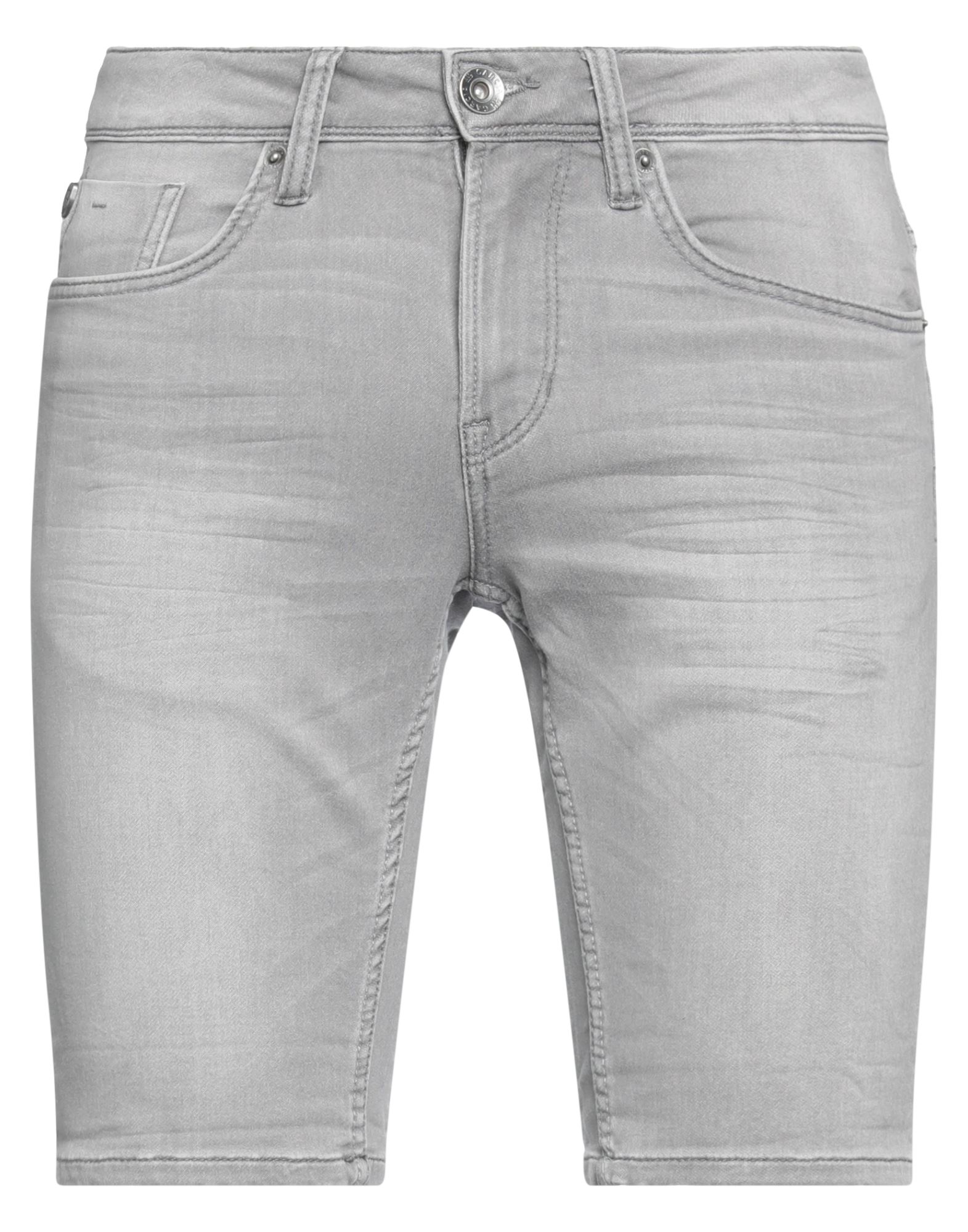Garcia Man Shorts & Bermuda Shorts Grey Size 28 Cotton, Polyester, Elastane
