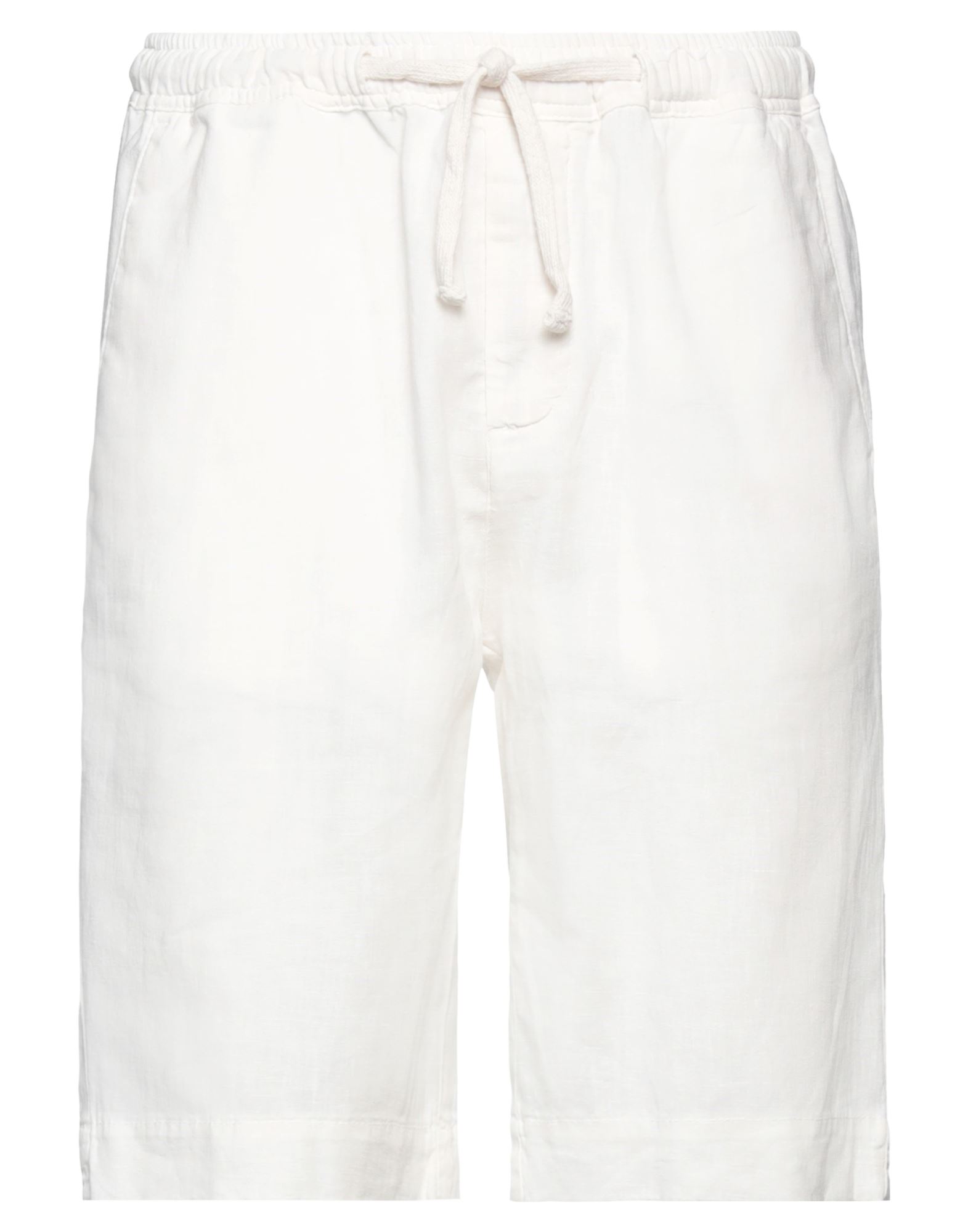 Censured Man Shorts & Bermuda Shorts Off White Size 29 Linen
