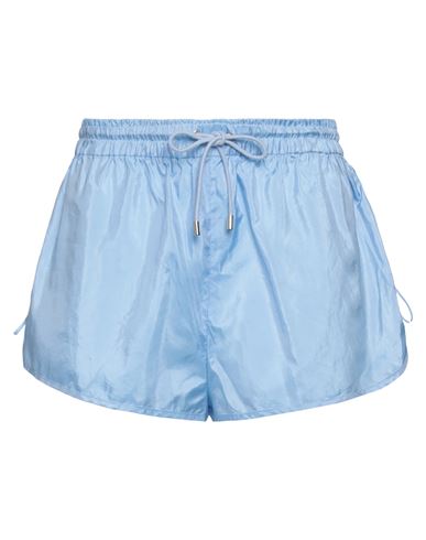 Isabel Marant Woman Shorts & Bermuda Shorts Light Blue Size 4 Polyamide, Silk, Cotton