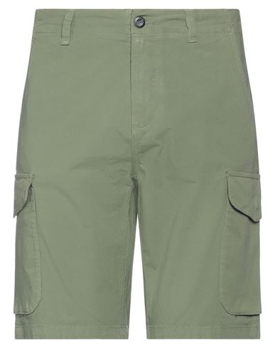 North Sails Man Shorts & Bermuda Shorts Military Green Size 33 Cotton, Elastane
