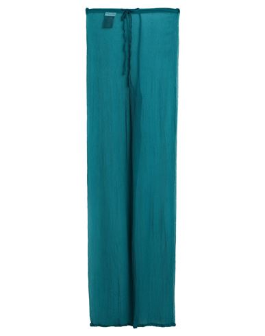 Dries Van Noten Woman Pants Deep Jade Size 6 Silk In Green