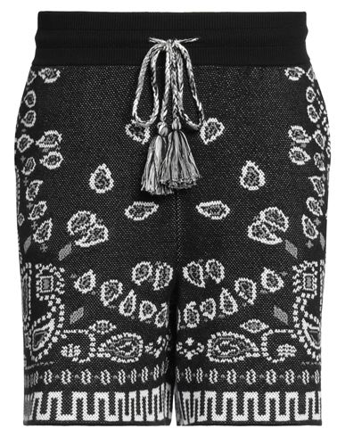 Alanui Short Jacquard Bandana In Black