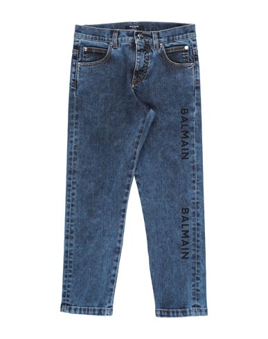 Balmain Babies'  Toddler Denim Pants Blue Size 6 Cotton, Elastane