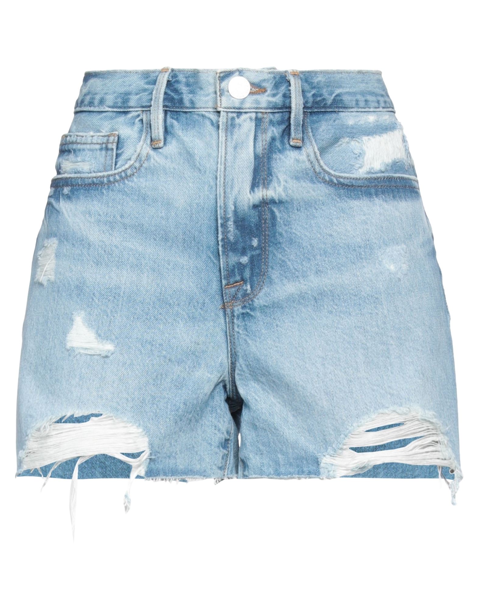 Frame Denim Shorts In Blue