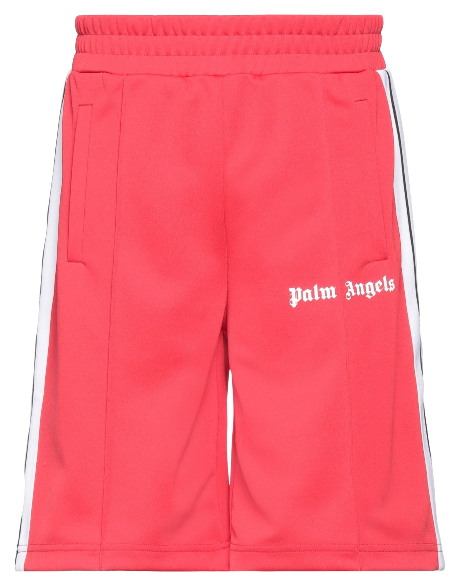PALM ANGELS PALM ANGELS MAN SHORTS & BERMUDA SHORTS RED SIZE S POLYESTER