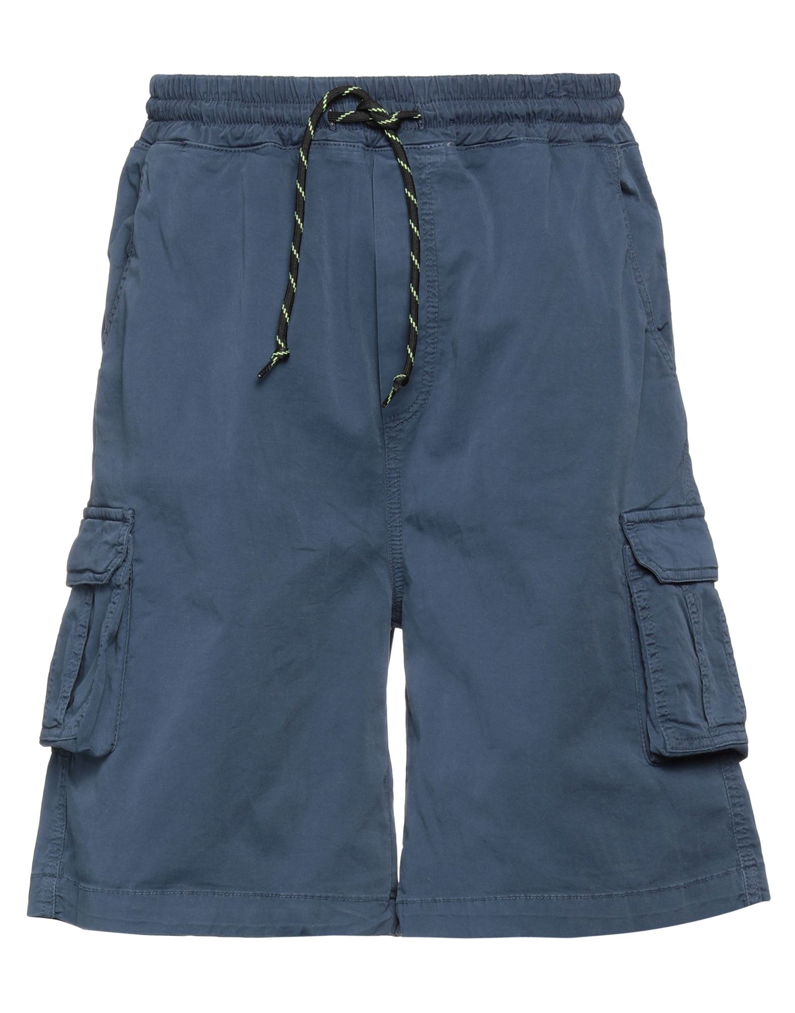 Shoe® Shoe Man Shorts & Bermuda Shorts Slate Blue Size S Cotton, Elastane