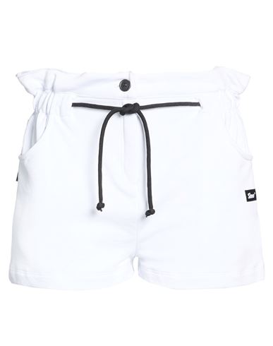 Shoe® Shoe Woman Shorts & Bermuda Shorts White Size L Cotton